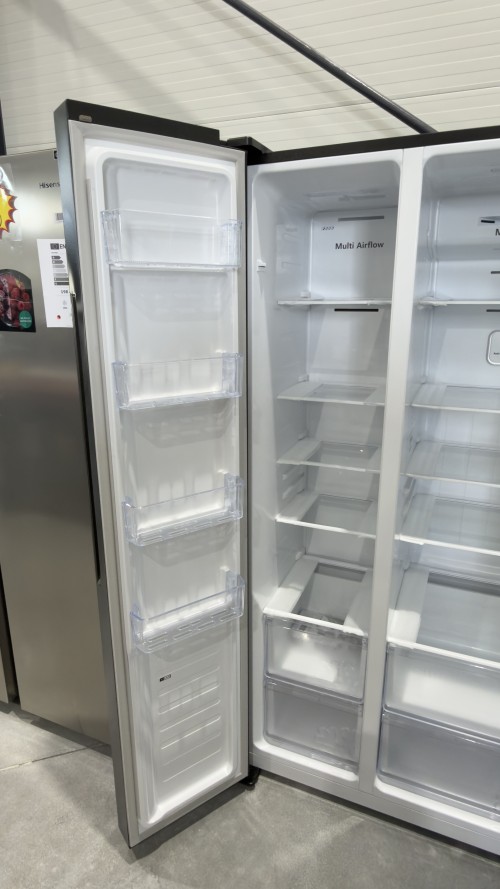 Hisense 519 L MS91518FC – Combina frigorifica Side by Side Clasa C, compresor Inverter, Total No Frost, import Germania 🇩🇪