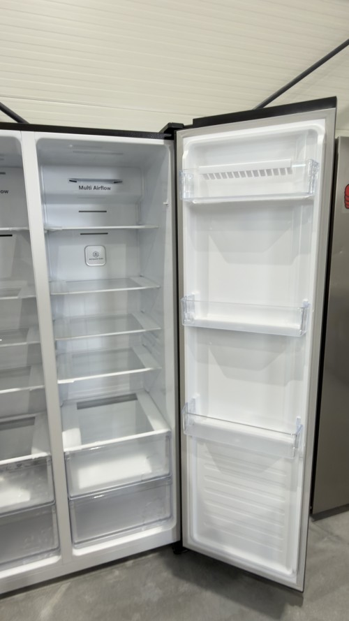 Hisense 519 L MS91518FC – Combina frigorifica Side by Side Clasa C, compresor Inverter, Total No Frost, import Germania 🇩🇪
