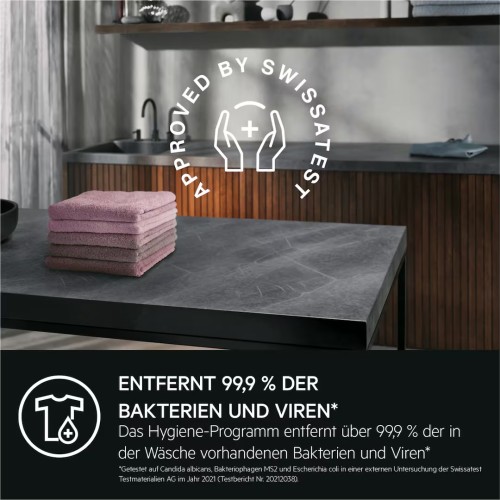 AEG 8 KG, TR9W75780 (916900171) – Uscător de rufe Clasa B, pompă de căldură, Wi-Fi, import Germania 🇩🇪