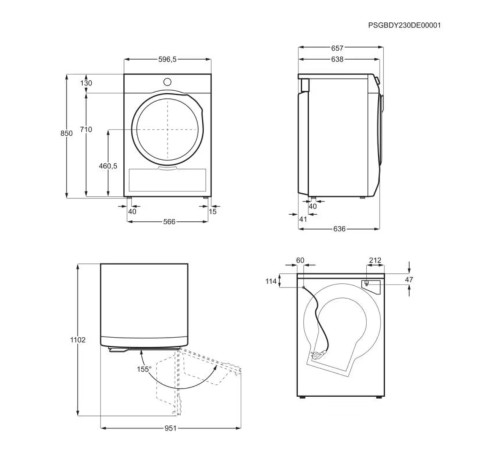 AEG 8 KG, TR9W75780 (916900171) – Uscător de rufe Clasa B, pompă de căldură, Wi-Fi, import Germania 🇩🇪
