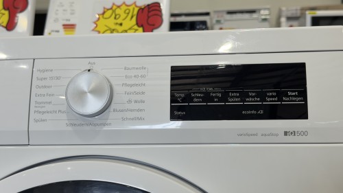 Siemens 9 KG, WU14UT42 – Mașină de spălat rufe Clasa A, iQ500, aquaStop, import Germania 🇩🇪