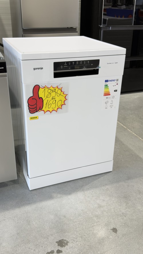 Gorenje 13 seturi, GS642E90W – Mașină de spălat vase Clasa E, Total AquaStop, import Germania 🇩🇪