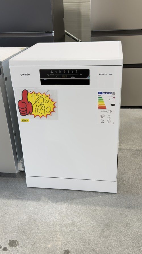 Gorenje 13 seturi, GS642E90W – Mașină de spălat vase Clasa E, Total AquaStop, import Germania 🇩🇪