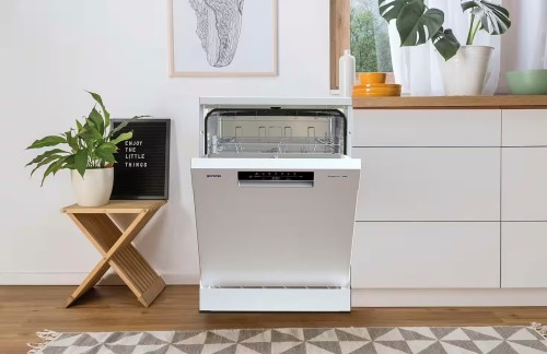 Gorenje 13 seturi, GS642E90W – Mașină de spălat vase Clasa E, Total AquaStop, import Germania 🇩🇪