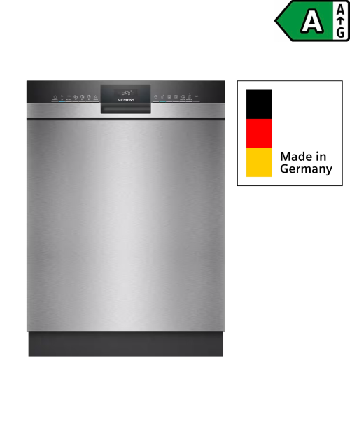 Siemens 13 seturi, SN43ES22AE – Mașină de spălat vase Clasa A, Home Connect, Made in Germany 🇩🇪