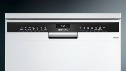Siemens 14 seturi, SN23EW03ME – mașină de spălat vase independentă Clasa B, Home Connect, autoOpen dry, import Germania 🇩🇪