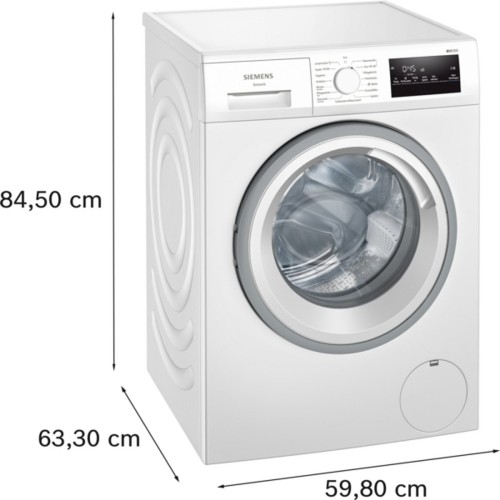 Siemens 8 KG, WM14N127 – mașină de spălat rufe iQ300 Clasa A, 1400 rpm, smartFinish, varioSpeed, import Germania 🇩🇪
