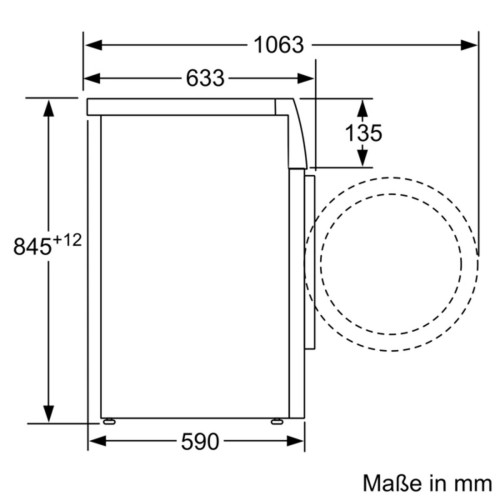 Siemens 8 KG, WM14N127 – mașină de spălat rufe iQ300 Clasa A, 1400 rpm, smartFinish, varioSpeed, import Germania 🇩🇪