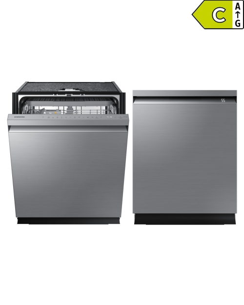 Samsung 14seturi, DW60BG750USLET – mașină de spălat vase incorporabile sub blat 60 cm, SmartThings Wi-Fi, Auto Open Door, WaterJet Clean, sertar pentru tacâmuri