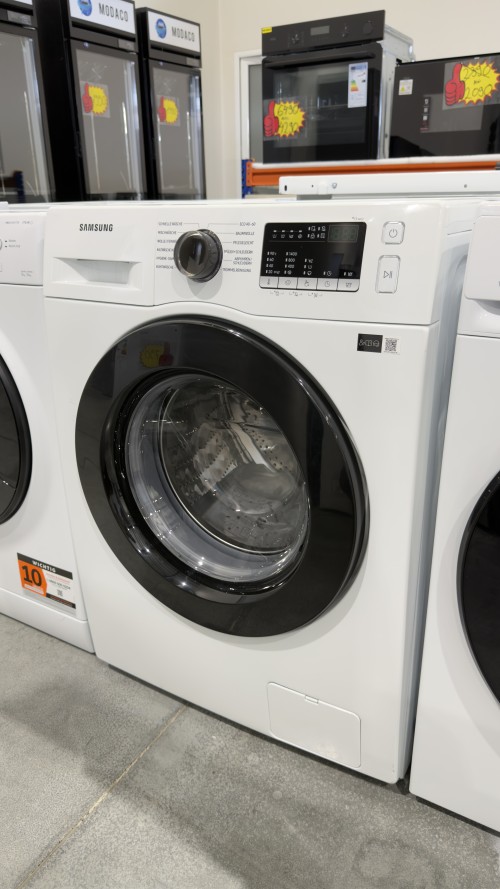 Samsung 8 kg, WW8ET4048CE – mașină de spălat rufe Clasa B, EcoBubble™, Hygiene Steam, 1400 rpm, import Germania 🇩🇪