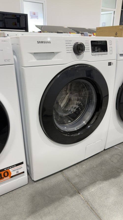 Samsung 8 kg, WW8ET4048CE – mașină de spălat rufe Clasa B, EcoBubble™, Hygiene Steam, 1400 rpm, import Germania 🇩🇪