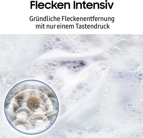Samsung 8 kg, WW8ET4048CE – mașină de spălat rufe Clasa B, EcoBubble™, Hygiene Steam, 1400 rpm, import Germania 🇩🇪