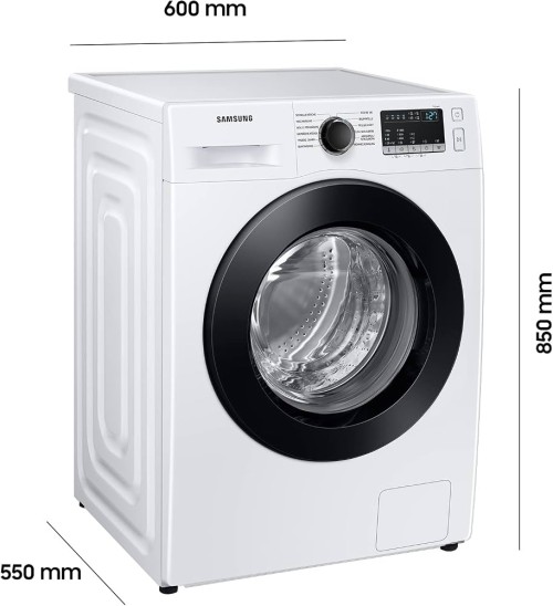 Samsung 8 kg, WW8ET4048CE – mașină de spălat rufe Clasa B, EcoBubble™, Hygiene Steam, 1400 rpm, import Germania 🇩🇪