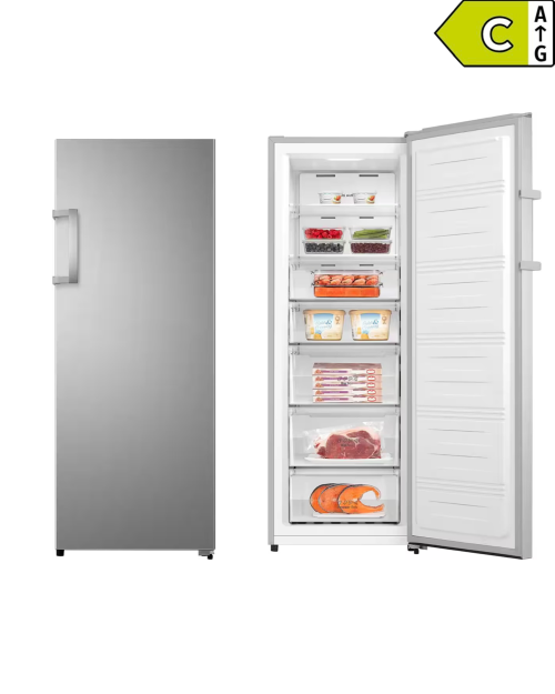 Hanseatic 240 L, HGS17260CNFI – Congelator vertical No Frost Clasa C, Multi Airflow, 36 dB, import Germania 🇩🇪
