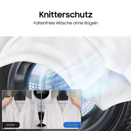 Samsung 9 kg, DV9D5-CW – Uscător rufe Clasa C, pompă de căldură, Wi-Fi SmartThings, OptimalDry, import Germania 🇩🇪