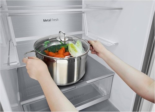 LG 375 L GBBS525CPY – Combină frigorifică, Clasa C, Wi-Fi ThinQ, DoorCooling+, import Germania 🇩🇪