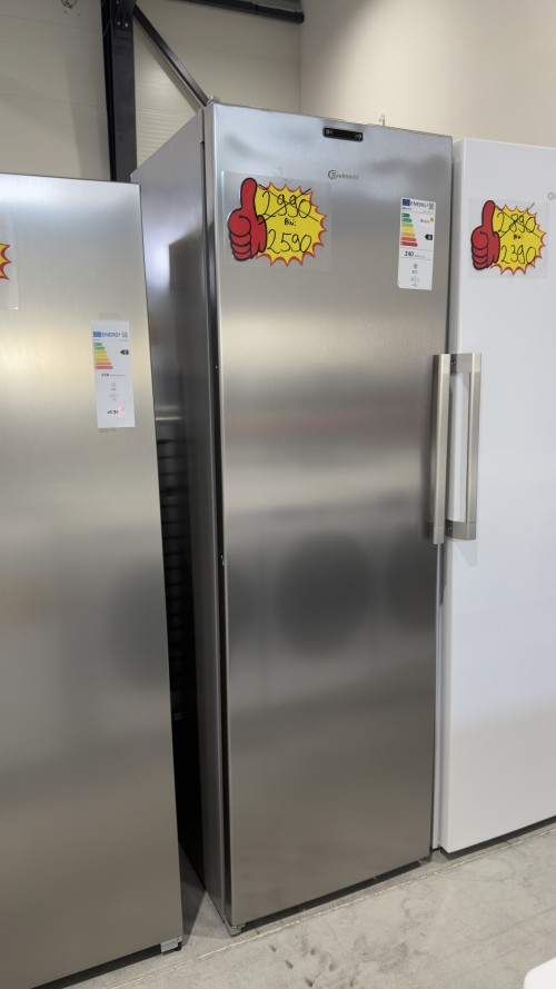 Bauknecht 257 L, GKN 19G4S IN 2 – Congelator vertical No Frost, Clasa E, ProFreeze & ShockFreeze, inox, import Germania 🇩🇪