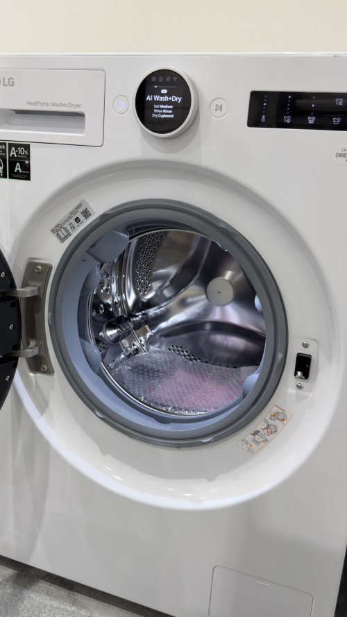 LG 9/6 kg HPWD096C – Mașină de spălat cu uscător cu pompă de căldură, Clasa A/A, AI Wash+Dry, Direct Drive, import Germania 🇩🇪