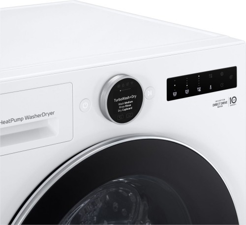 LG 9/6 kg HPWD096C – Mașină de spălat cu uscător cu pompă de căldură, Clasa A/A, AI Wash+Dry, Direct Drive, import Germania 🇩🇪