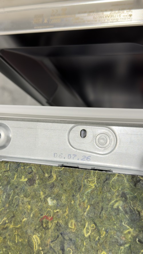 Neff 13 seturi S175EAX16B – Mașină de spălat vase complet încorporabilă, Clasa A, Home Connect, Vario Hinge, import Germania 🇩🇪
