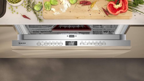 Neff 13 seturi S175EAX16B – Mașină de spălat vase complet încorporabilă, Clasa A, Home Connect, Vario Hinge, import Germania 🇩🇪