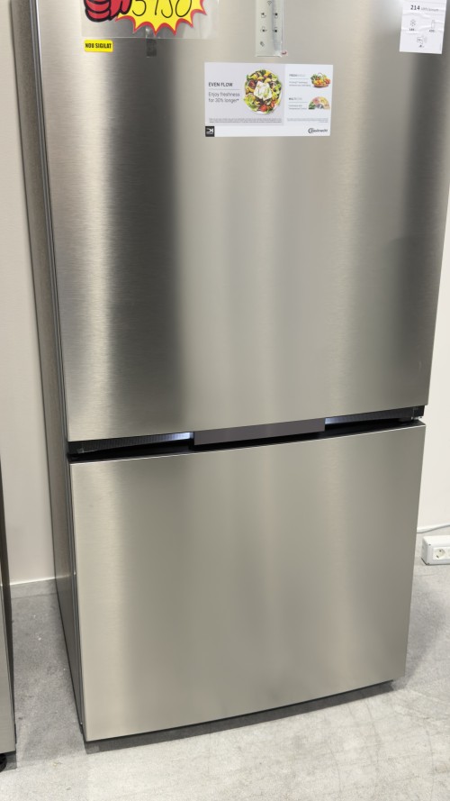 Bauknecht 615L KGDNF 83XLC IN – Combină frigorifică Clasa C, Total NoFrost, Inverter, Wi-Fi, inox, import Germania 🇩🇪