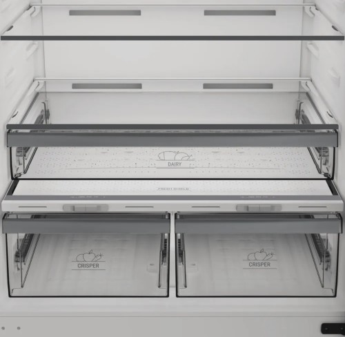 Bauknecht 615L KGDNF 83XLC IN – Combină frigorifică Clasa C, Total NoFrost, Inverter, Wi-Fi, inox, import Germania 🇩🇪