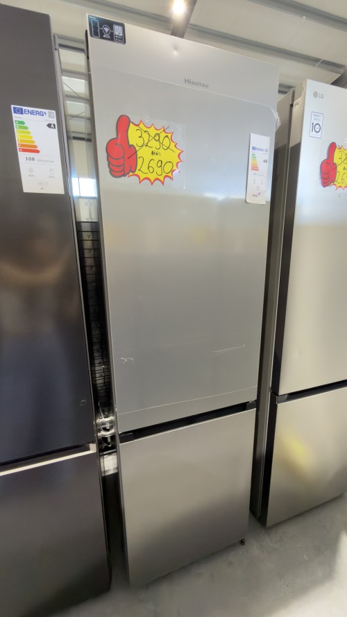 Hisense 413 L NRB620C6X4WFE – Combină frigorifică Clasa C, Total NoFrost, Inverter, Wi-Fi ConnectLife, Convert ZeroZone, import Germania 🇩🇪