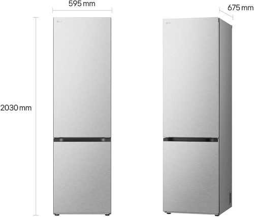 LG 387 L GBV7280CMB – Combină frigorifică Clasa C, Total No Frost, DoorCooling+, LINEARCooling, Smart Inverter, import Germania 🇩🇪