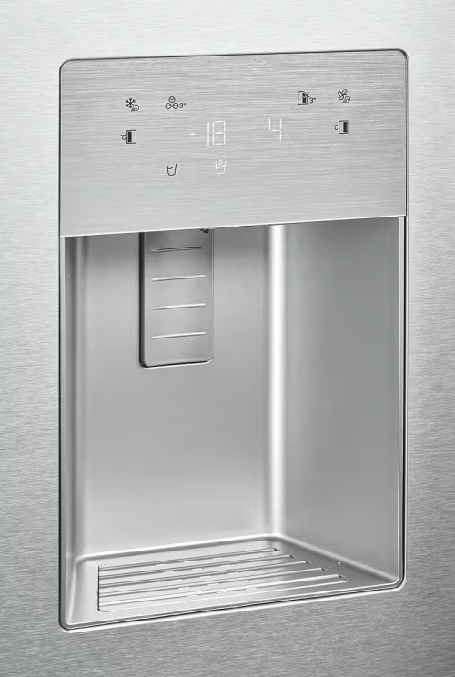 Bauknecht 578L, SBS IW D90 Pearl – Combina frigorifica Side by Side Clasa D, Total No Frost, dozator apă & IceMaker, import Germania 🇩🇪