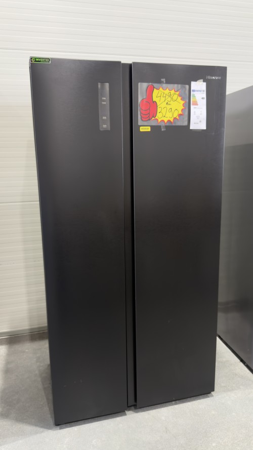 Hisense 544L, MS91558FC – Combină frigorifică Side by Side Clasa C, Total No Frost, Inverter, Super Cool, negru, import Germania 🇩🇪