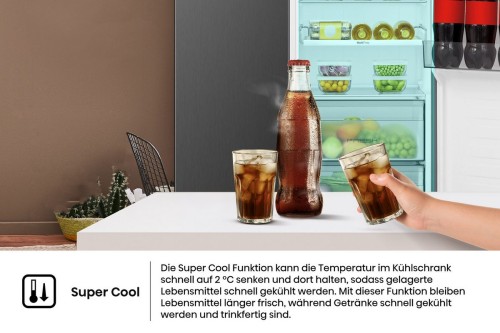 Hisense 544L, MS91558FC – Combină frigorifică Side by Side Clasa C, Total No Frost, Inverter, Super Cool, negru, import Germania 🇩🇪