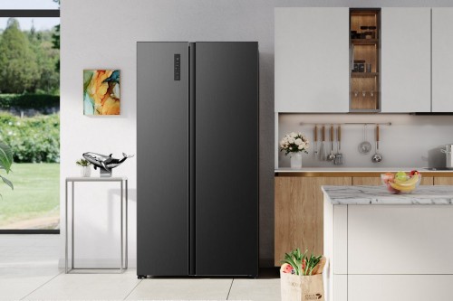 Hisense 544L, MS91558FC – Combină frigorifică Side by Side Clasa C, Total No Frost, Inverter, Super Cool, negru, import Germania 🇩🇪