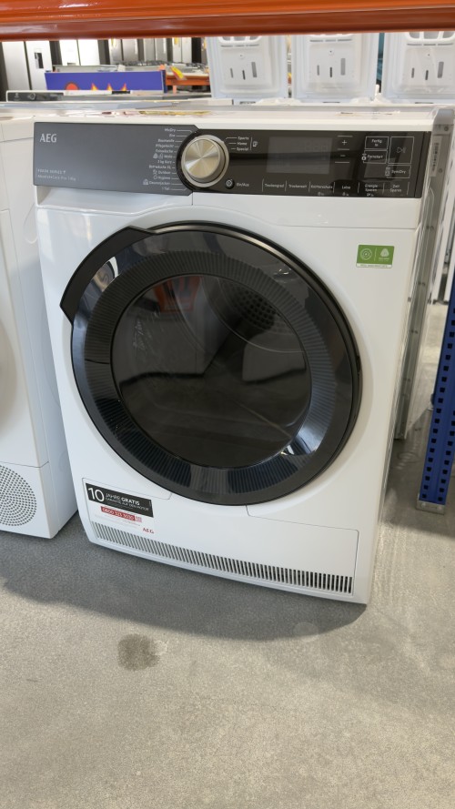 AEG 8 kg, TR9XW80880 – Uscător de rufe premium Clasa A, pompă de căldură, AbsoluteCare Pro, 3DScan, Wi-Fi, import Germania 🇩🇪