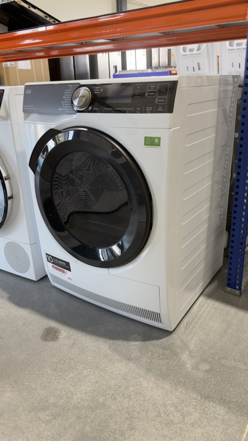AEG 8 kg, TR9XW80880 – Uscător de rufe premium Clasa A, pompă de căldură, AbsoluteCare Pro, 3DScan, Wi-Fi, import Germania 🇩🇪