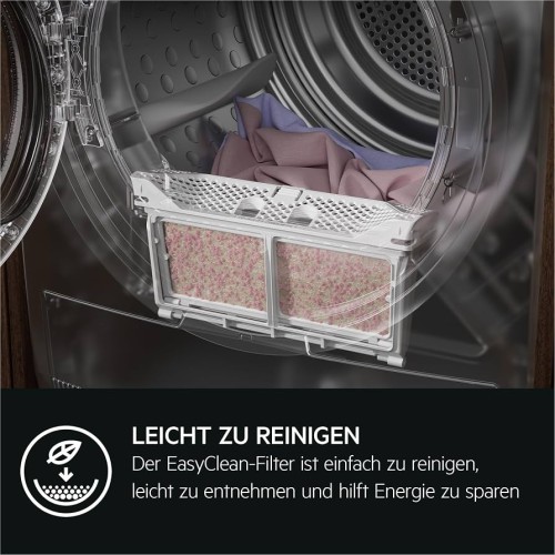 AEG 8 kg, TR9XW80880 – Uscător de rufe premium Clasa A, pompă de căldură, AbsoluteCare Pro, 3DScan, Wi-Fi, import Germania 🇩🇪