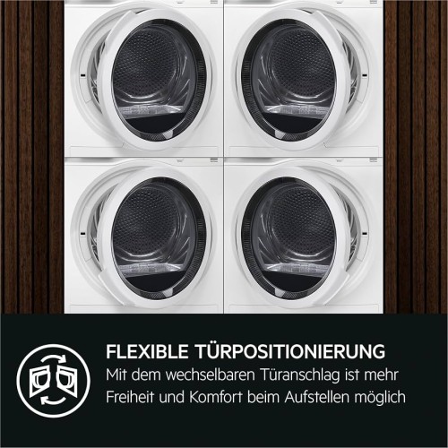AEG 8 kg, TR9XW80880 – Uscător de rufe premium Clasa A, pompă de căldură, AbsoluteCare Pro, 3DScan, Wi-Fi, import Germania 🇩🇪
