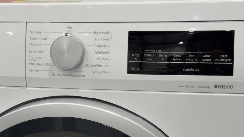 Siemens iQ500 WU14UT70 – Mașină de spălat rufe8 kg, 1400 rpm, Clasa B, aquaStop, iQdrive, speedPack L, import Germania 🇩🇪