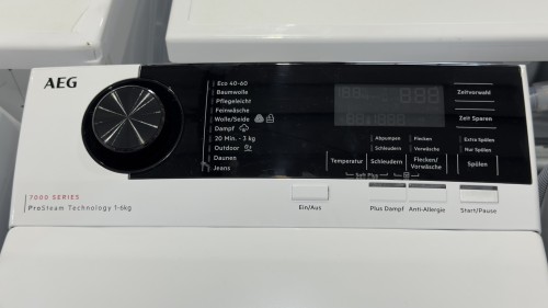 AEG LTR7A70260 – 7000 ProSteam®, mașină de spălat verticală 6 kg, 1200 rpm, Clasa B, abur, import Germania 🇩🇪