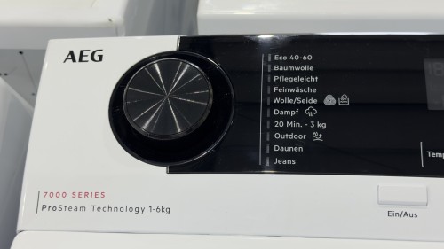 AEG LTR7A70260 – 7000 ProSteam®, mașină de spălat verticală 6 kg, 1200 rpm, Clasa B, abur, import Germania 🇩🇪