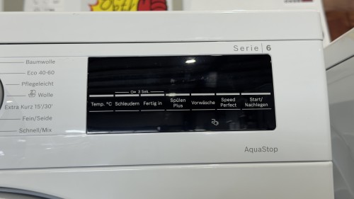 Bosch 8KG, Serie 6 WUU28T70 – mașină de spălat, 1400 rpm, Clasa B, AquaStop, SpeedPerfect, import Germania 🇩🇪