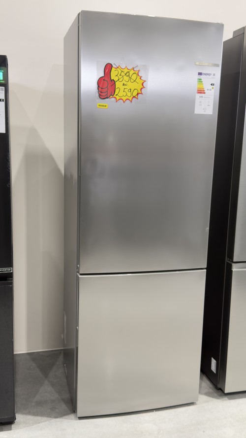Bosch 419 L, Serie 6 KGE49AICA – Combină frigorifică XXL VitaFresh 0°C, LowFrost, Clasa C, Inox AntiAmprentă, import Germania 🇩🇪