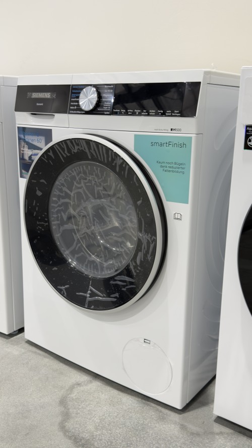 Siemens 9/6 kg, iQ500 WN44G242 – Mașină de spălat cu uscător 1400 rpm, Clasa A/D, smartFinish, AntiStain, import Germania 🇩🇪