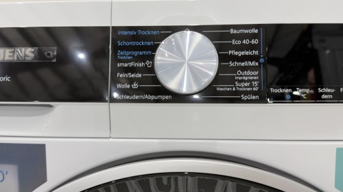 Siemens 9/6 kg, iQ500 WN44G242 – Mașină de spălat cu uscător 1400 rpm, Clasa A/D, smartFinish, AntiStain, import Germania 🇩🇪