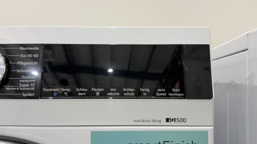 Siemens 9/6 kg, iQ500 WN44G242 – Mașină de spălat cu uscător 1400 rpm, Clasa A/D, smartFinish, AntiStain, import Germania 🇩🇪
