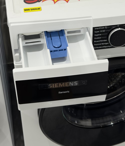 Siemens 9 kg, iQ500 WG44G2Z40 – Mașină de spălat 1400 rpm, Clasa A, smartFinish, AntiStain, aquaStop, import Germania 🇩🇪