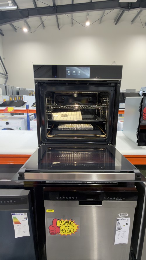 Siemens 71L, iQ700, HB778G3B1 – Cuptor încorporabil 71 L, Air Fry, Piroliză, Bratenthermometer Plus, Wi-Fi/Home Connect, A+ – import Germania 🇩🇪