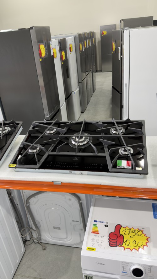 SET Electrolux KGV9539IK \+ LFV439K – Set plită gaz 90 cm, 5 arzătoare \+ hotă 90 cm, Hob²Hood®