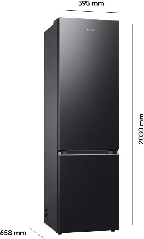 Samsung 387 L, RB38C607AB1 – Combină frigorifică Clasa A, No Frost, Twin Cooling, Wi-Fi, SmartThings AI Energy, Import Germania 🇩🇪