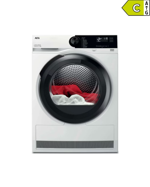 AEG 8 kg, TR7TC86 – Uscător de rufe cu pompă de căldură, clasa C, SensiDry & ProSense – import Germania 🇩🇪